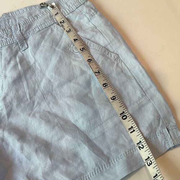 Calvin Klein new with tags linen blend light blue shorts size 4 - Picture 10 of 10